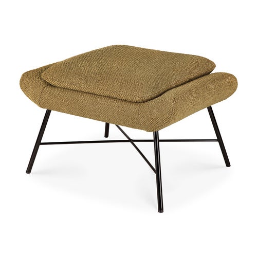 Barrow Fotpall - Ginger fabric 
