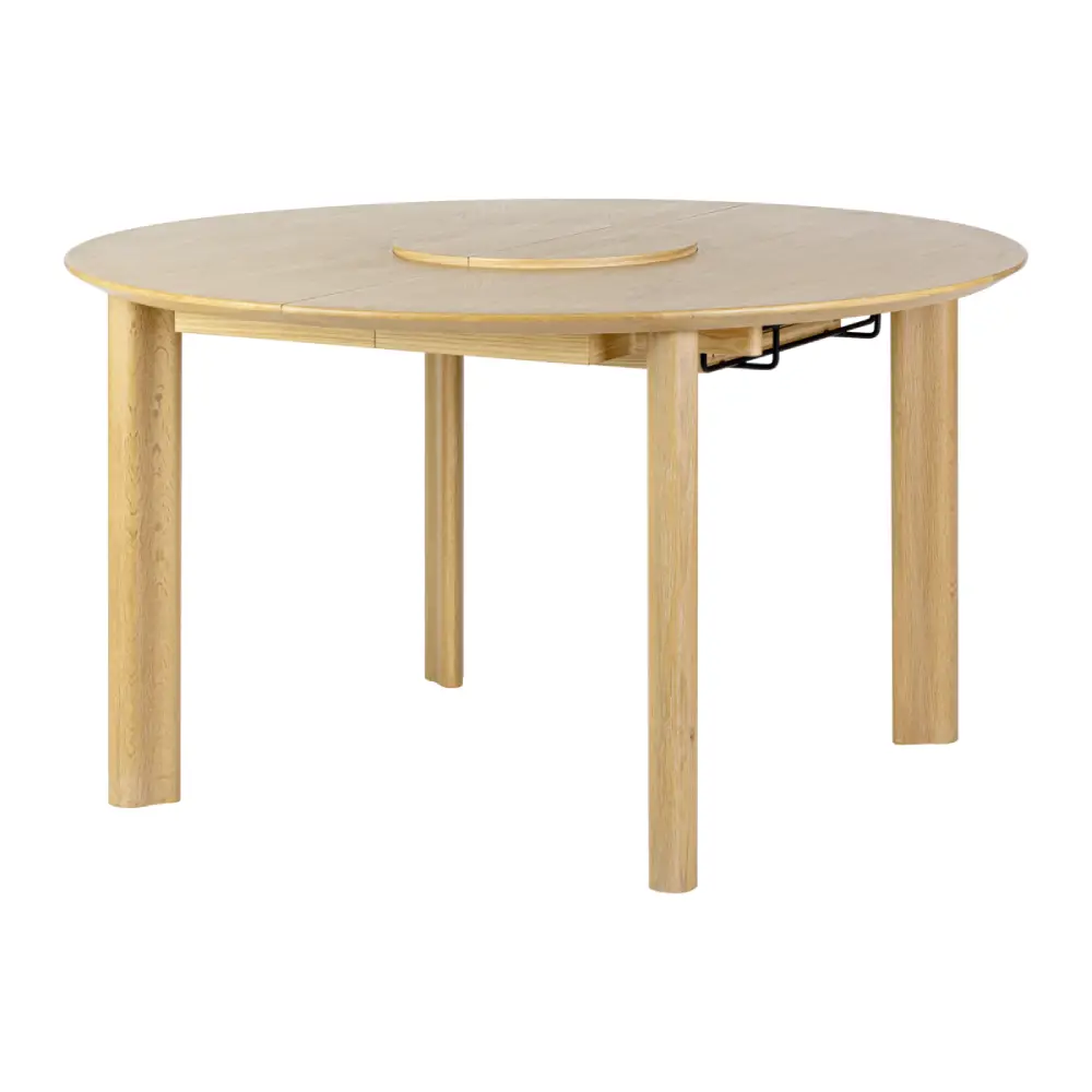 Comfort Circle Matbord med förlängning Oak