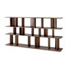 Irregular Hylla Lackad teak 224 x 37 x 115 cm