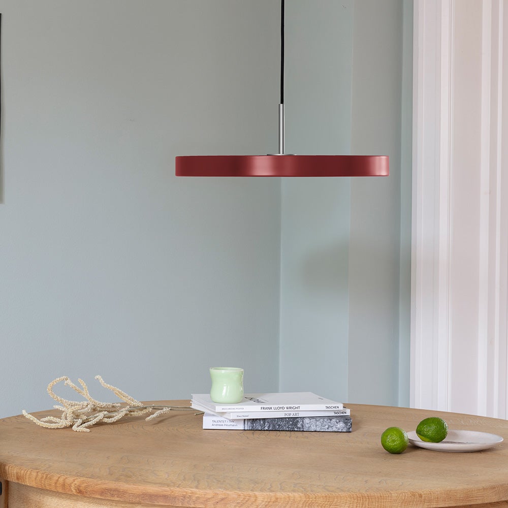 Asteria Pendellampa Medium Ø43 cm Ruby Red