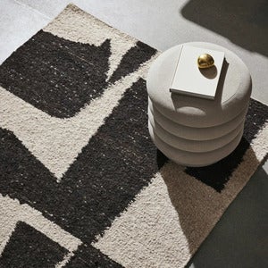 Piece Matta 140x200 cm- Off-white/Coffee