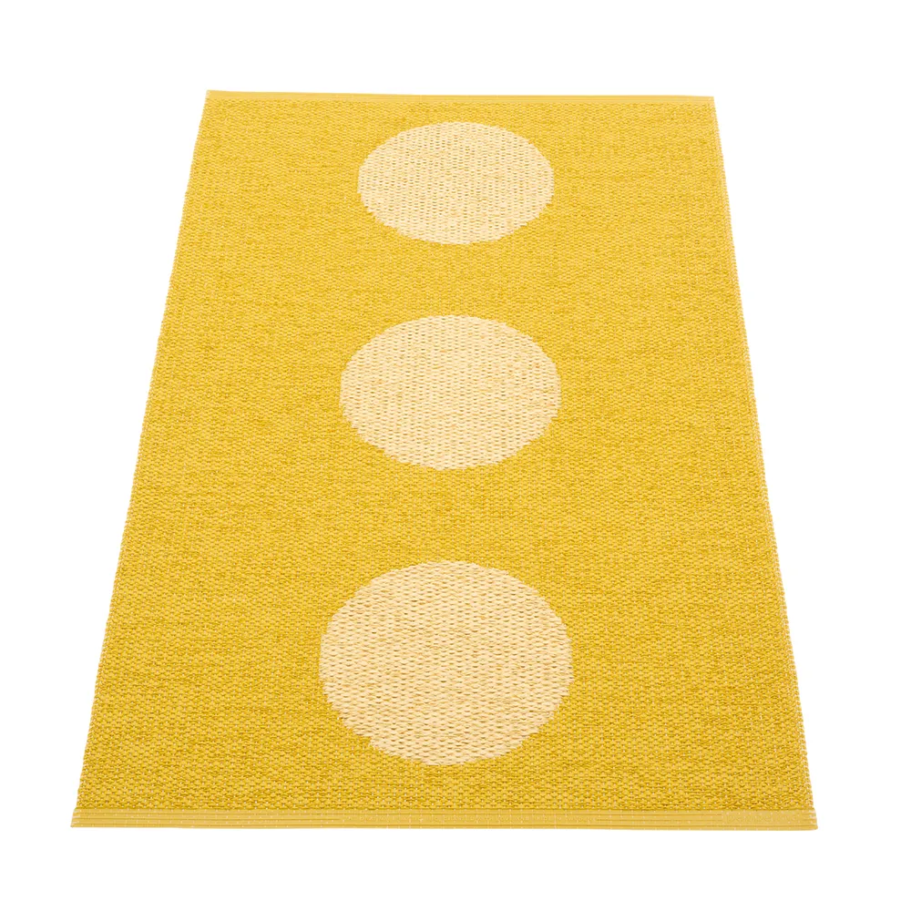 Vera Pop matta Mustard/Pale Yellow 70 x 120cm