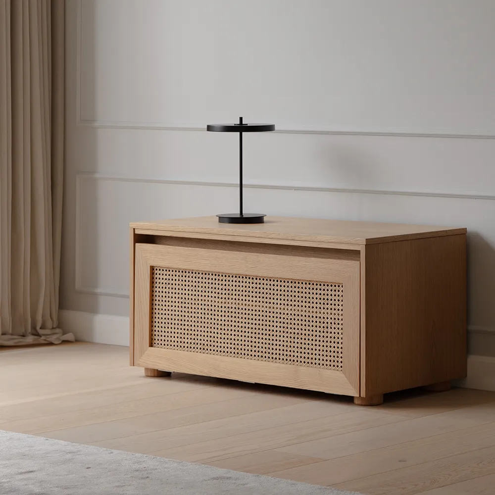 Förvaringsbänk Hideaway Cane – Sterling