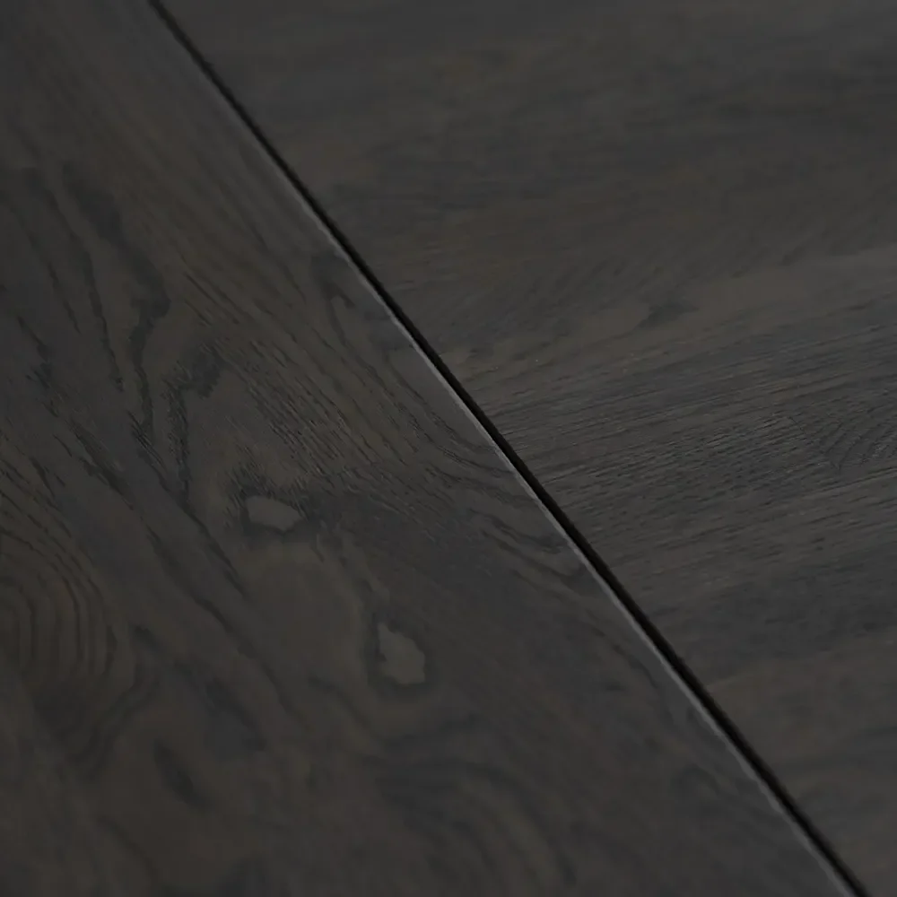 Filippa klaffbord 120-165x80 cm mörkbrun ek