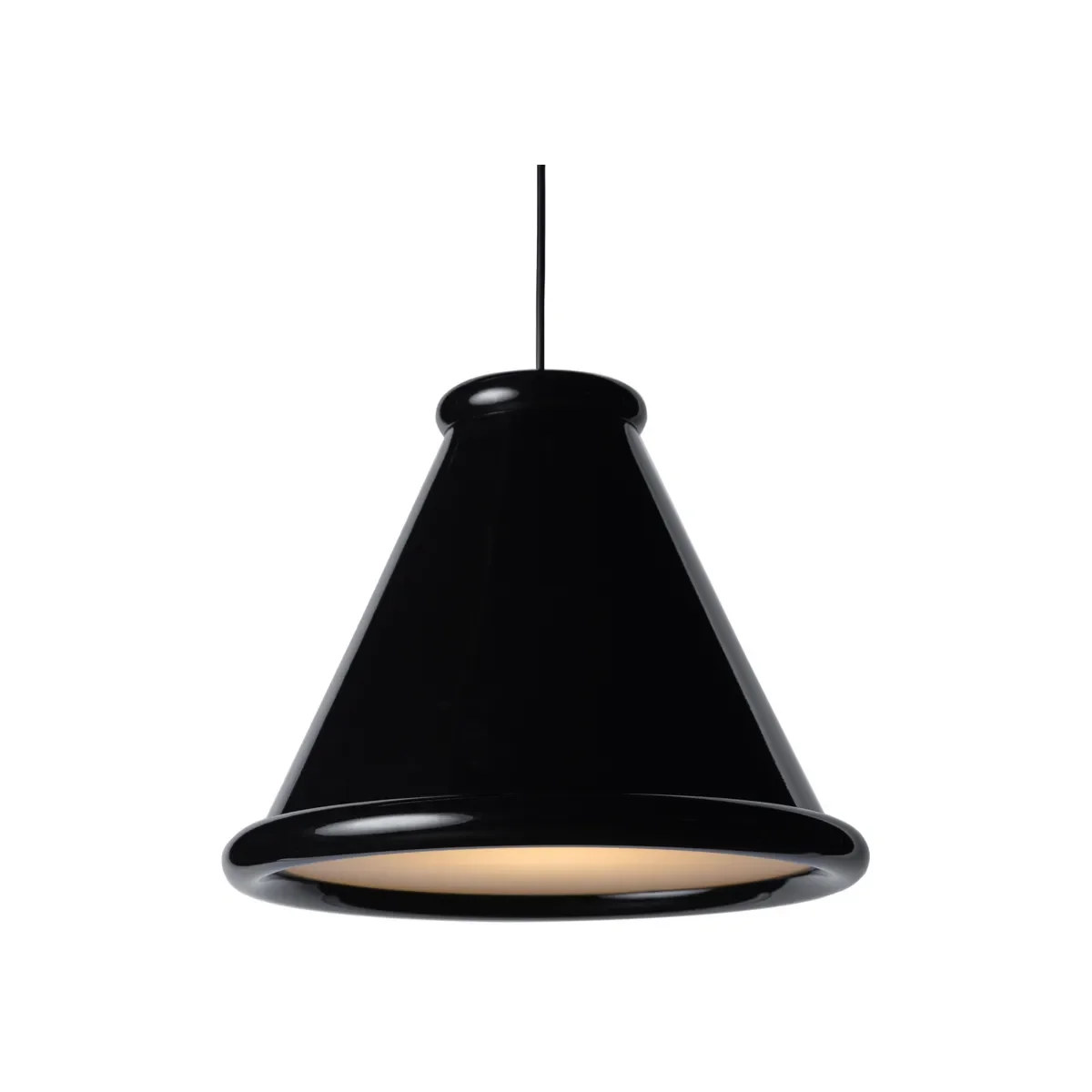 Belle takpendel Ø36xH28,5 cm metall glossy black