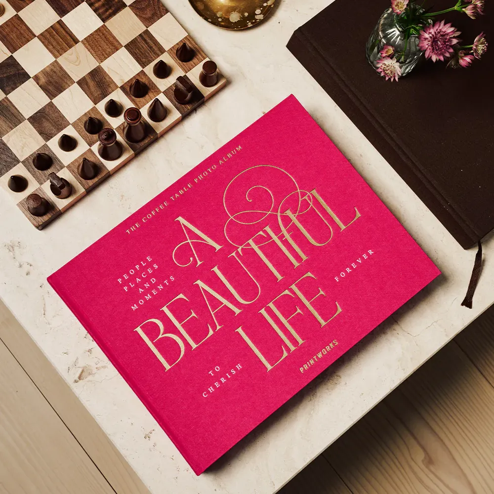 Liggande fotoalbum A Beautiful Life 