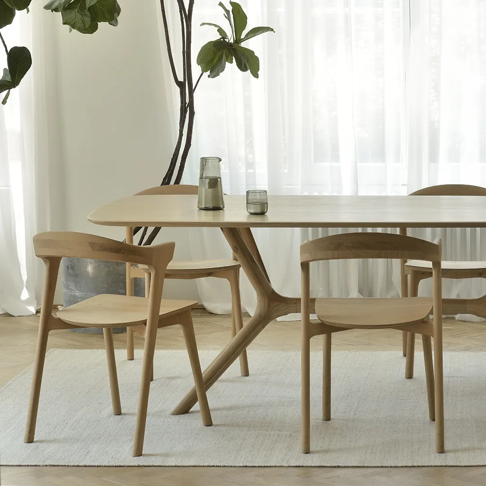 X Matbord 100x224 cm Ek