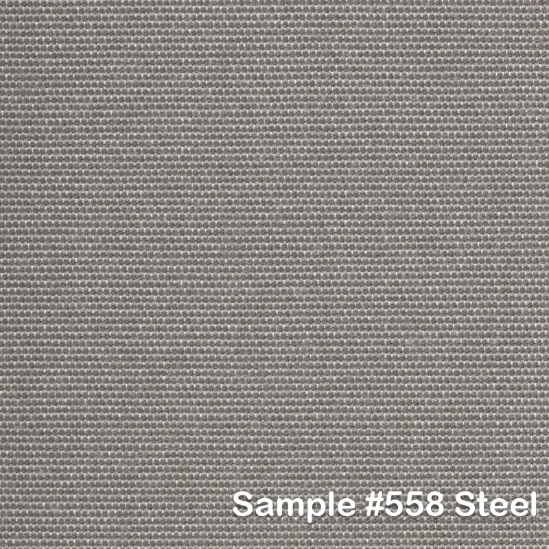 Fortano 400x300 cm parasoll alu Cat.5 558 Steel