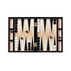 Backgammon Lackat Black