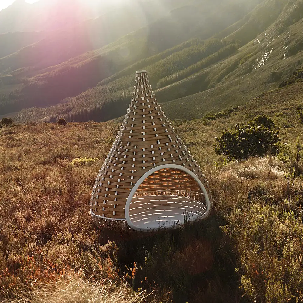 NESTREST standing lounger, olive 