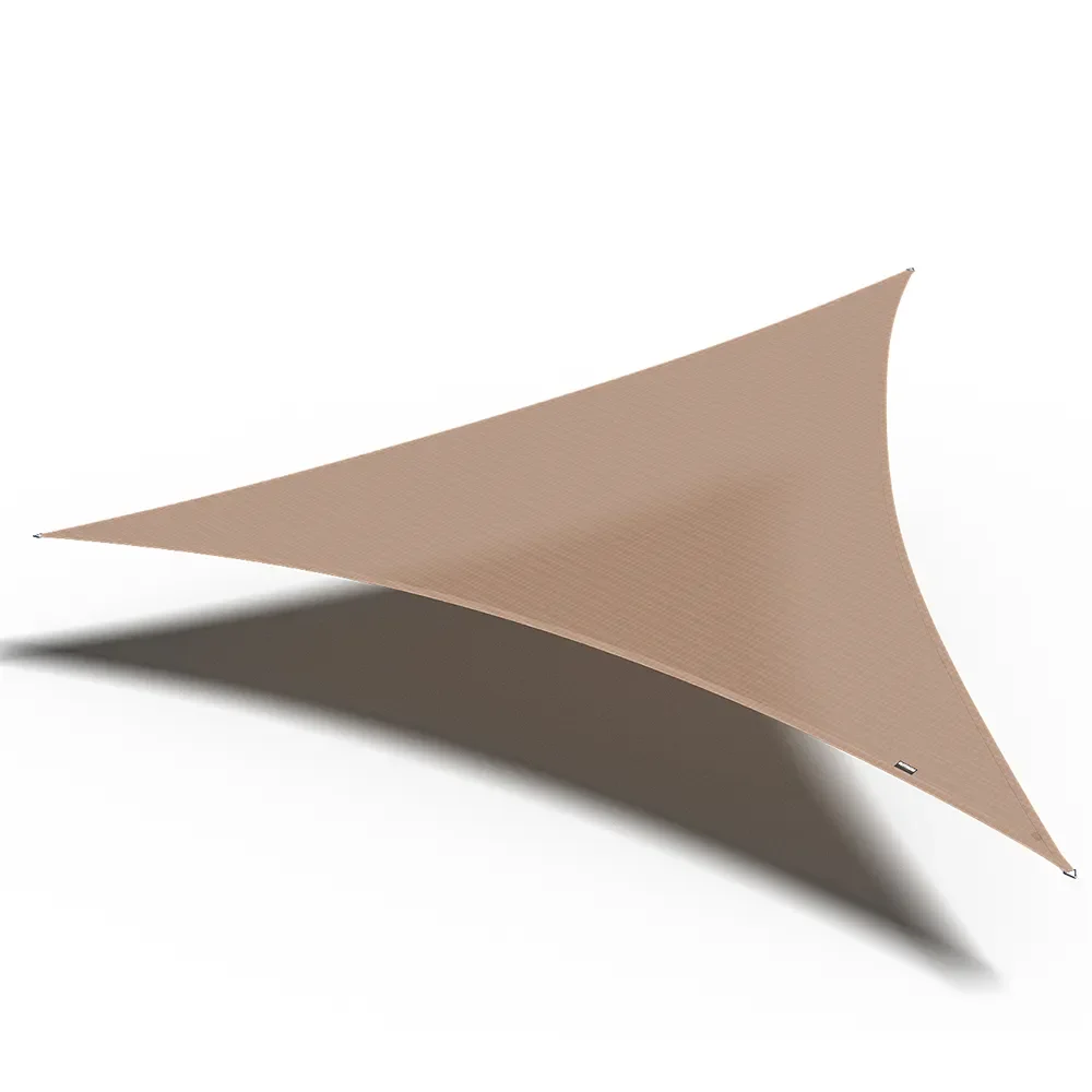 Coolfit solsegel triangulärt 500x500cm beige 