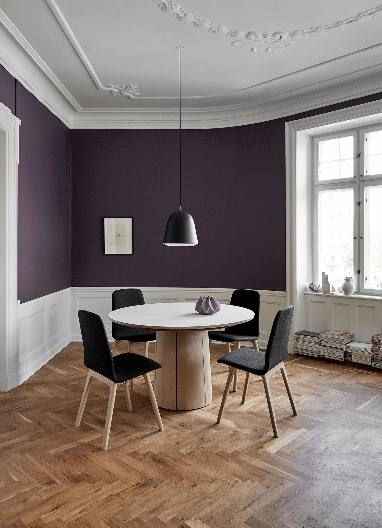 Sm33 Bord Ek Vitolja/Svart Nanolaminat