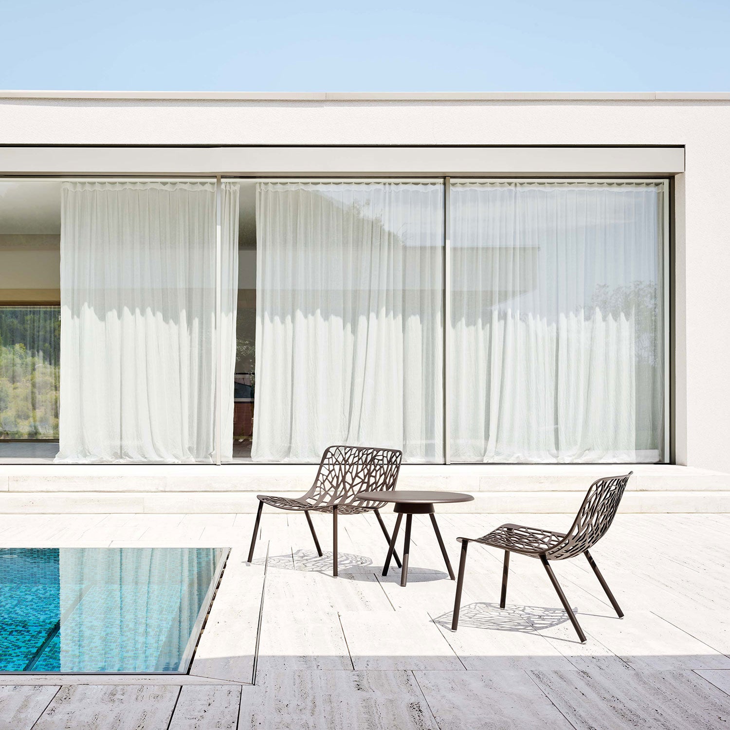 Forest loungefåtölj Black 