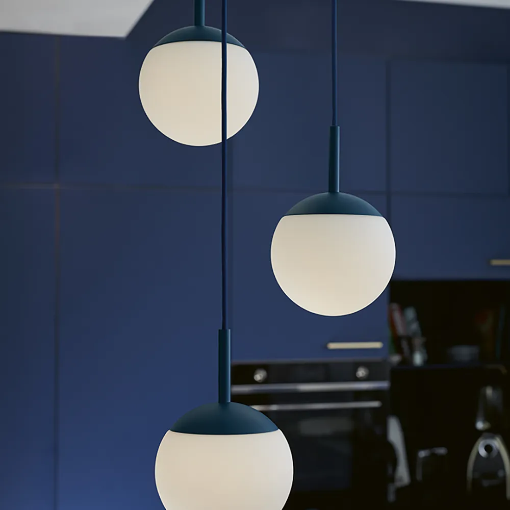 Mooon! Trippel taklampa Anthracite