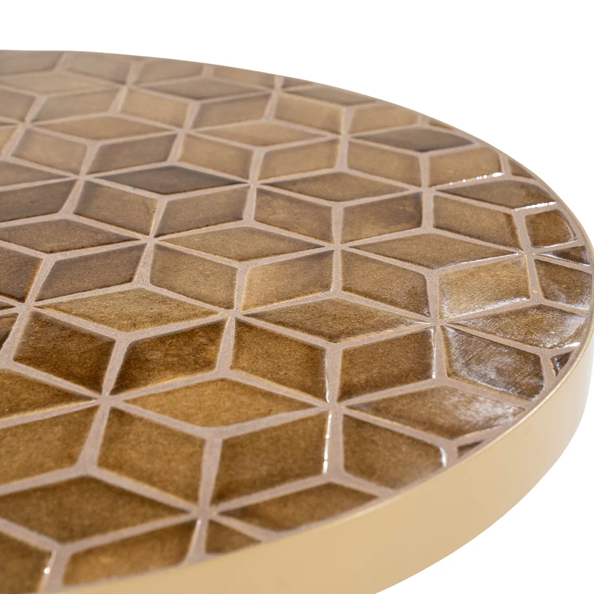 Soffbord Patterna med Skiva av mosaik Brown