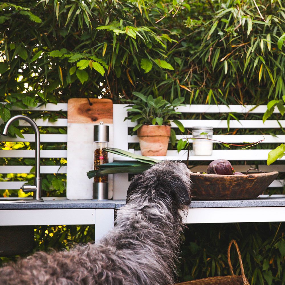 Bellac utekök hörndel svart/grå 