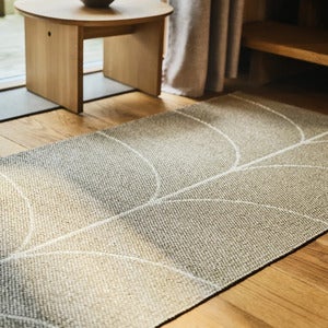 Vävd Matta Leif Light Nougat 70x180 cm