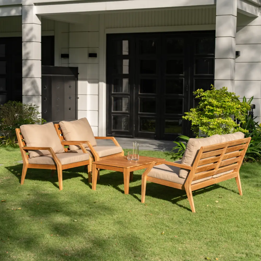 Gunnaröd 2-sits loungesoffa inkl dynor Blå