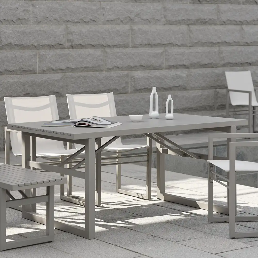 Vevi matbord 90x160 cm khaki 