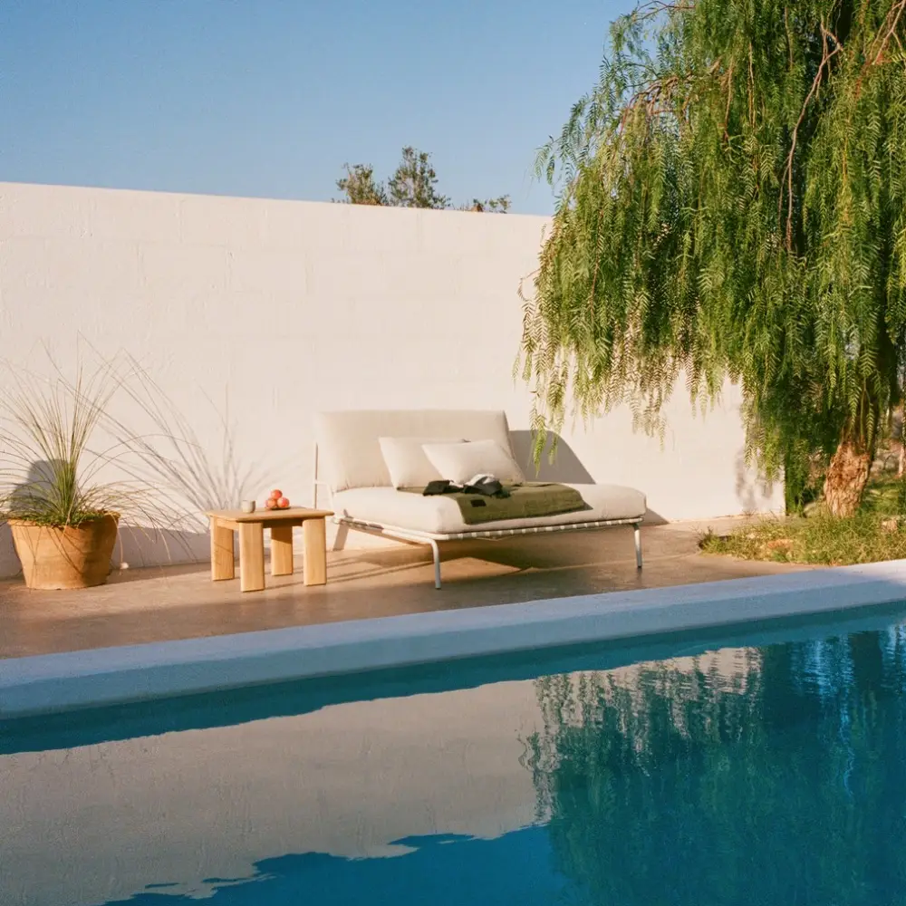 Soffbord Teak 55x55 Assemble