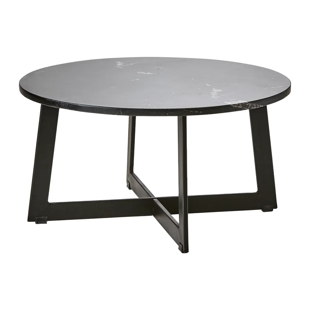 MILAN bord svart Ø70 cm