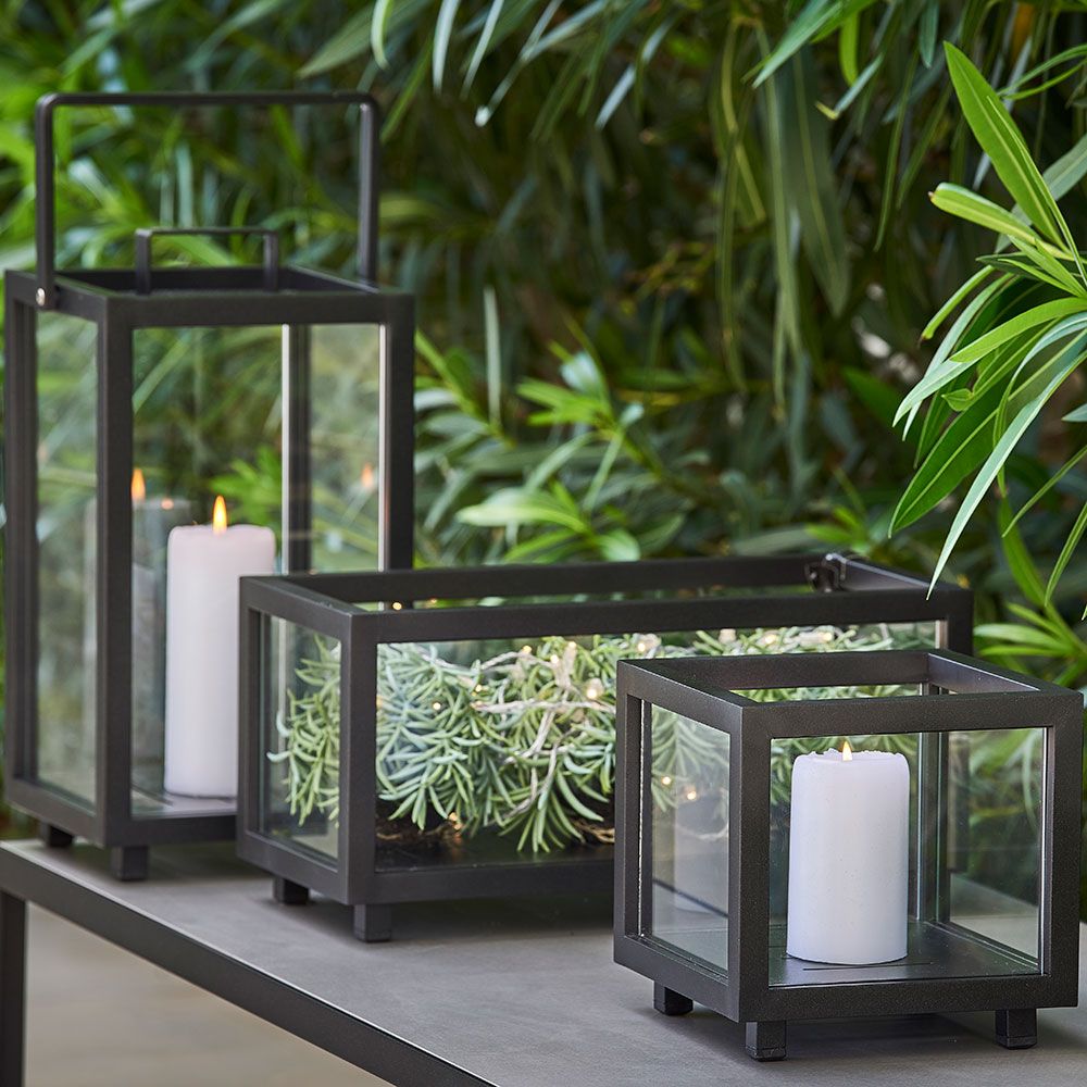 Lightbox ljuslykta rektangulär