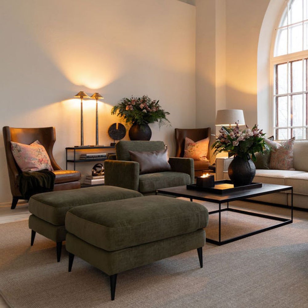 BELLE blommigt kuddfodral - 60x60