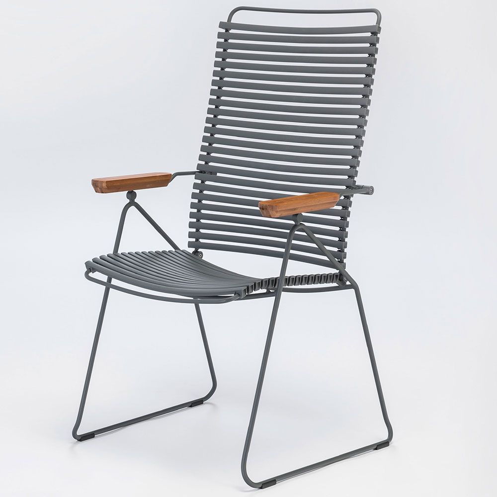 Click positionsstol mörkgrå 