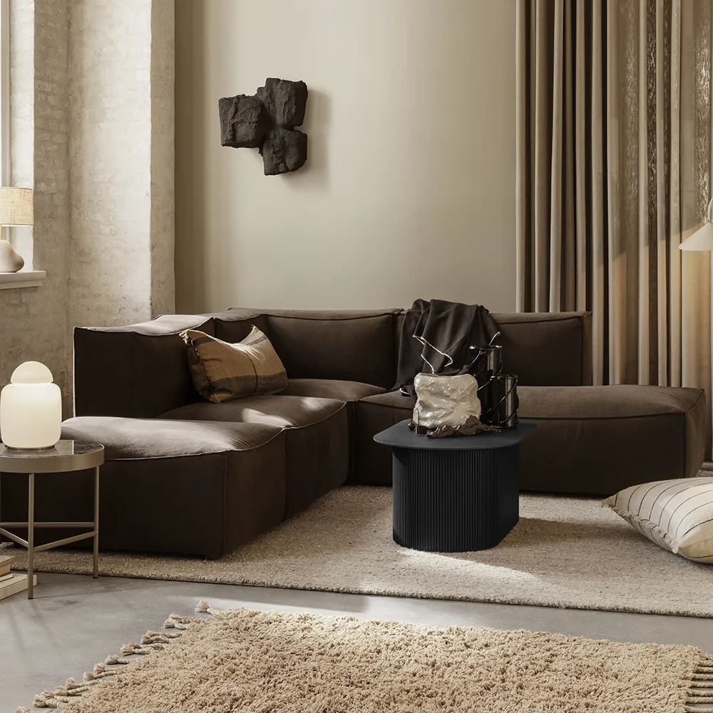 Podia Soffbord med förvaring - Black