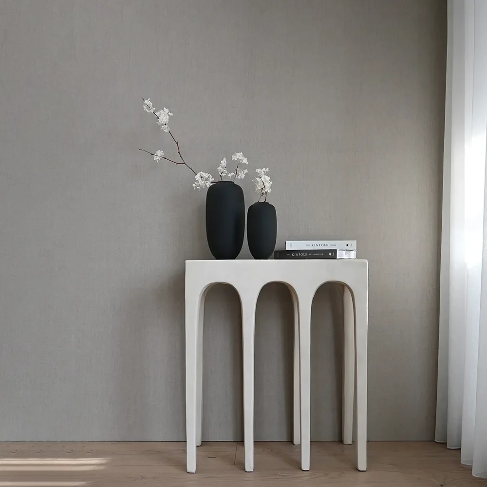 Bow konsolbord litet - Birch