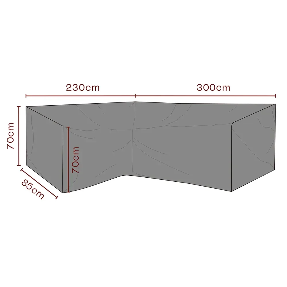 Möbelskydd hörnsoffa 300/230x70x85 cm Premium