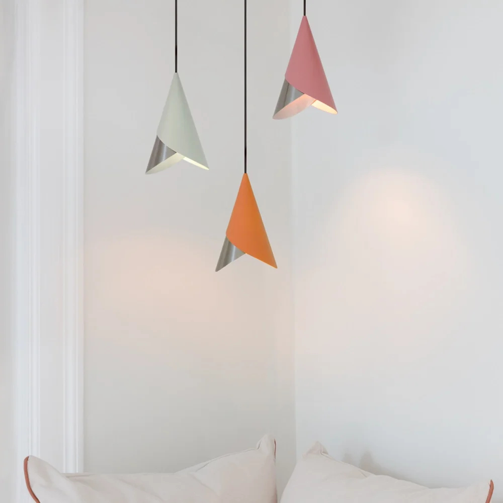 Cornet Lampskärm Nuance Rose/Steel