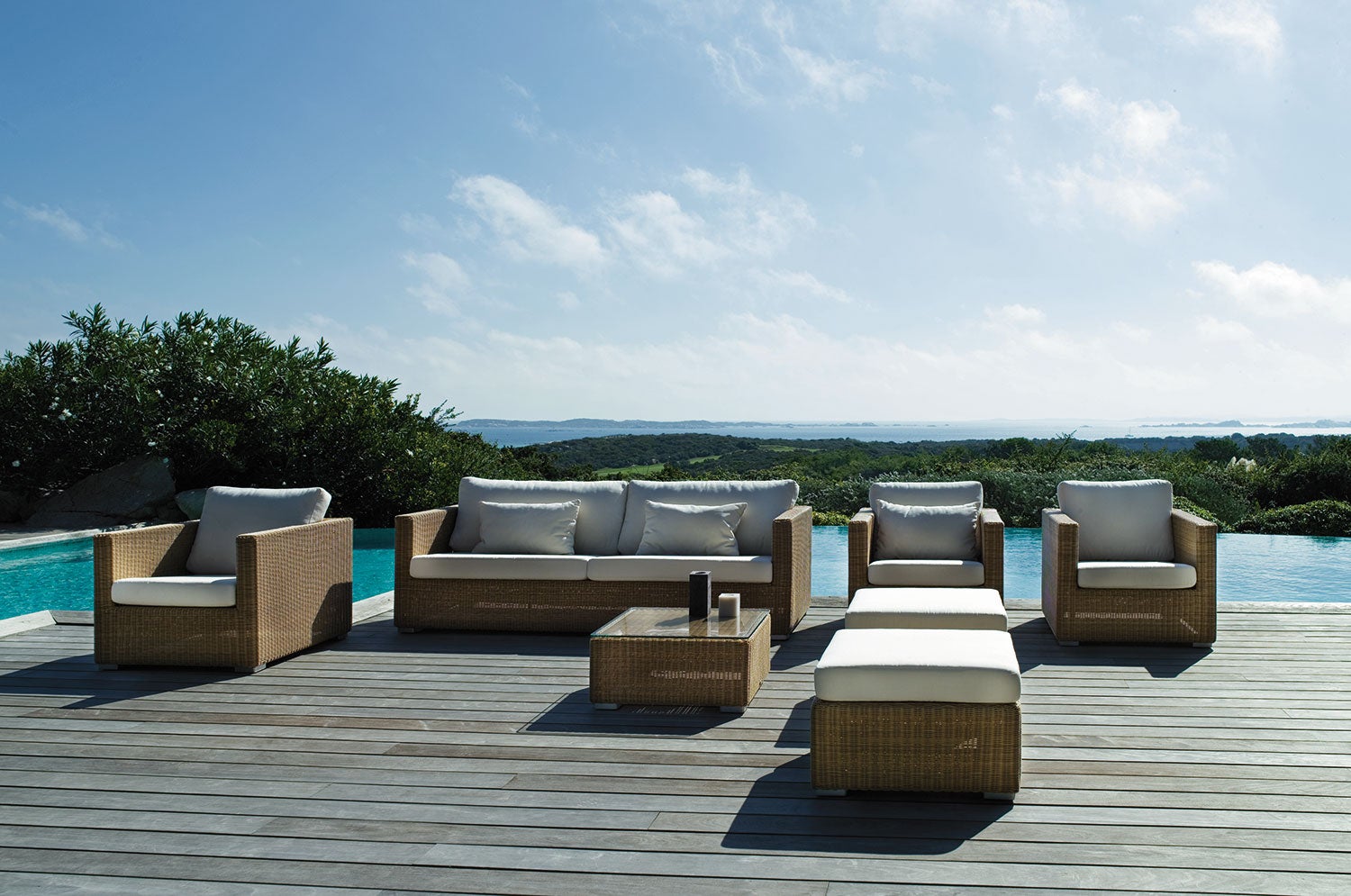 Chester 3-Pers. Loungesoffa Natural 