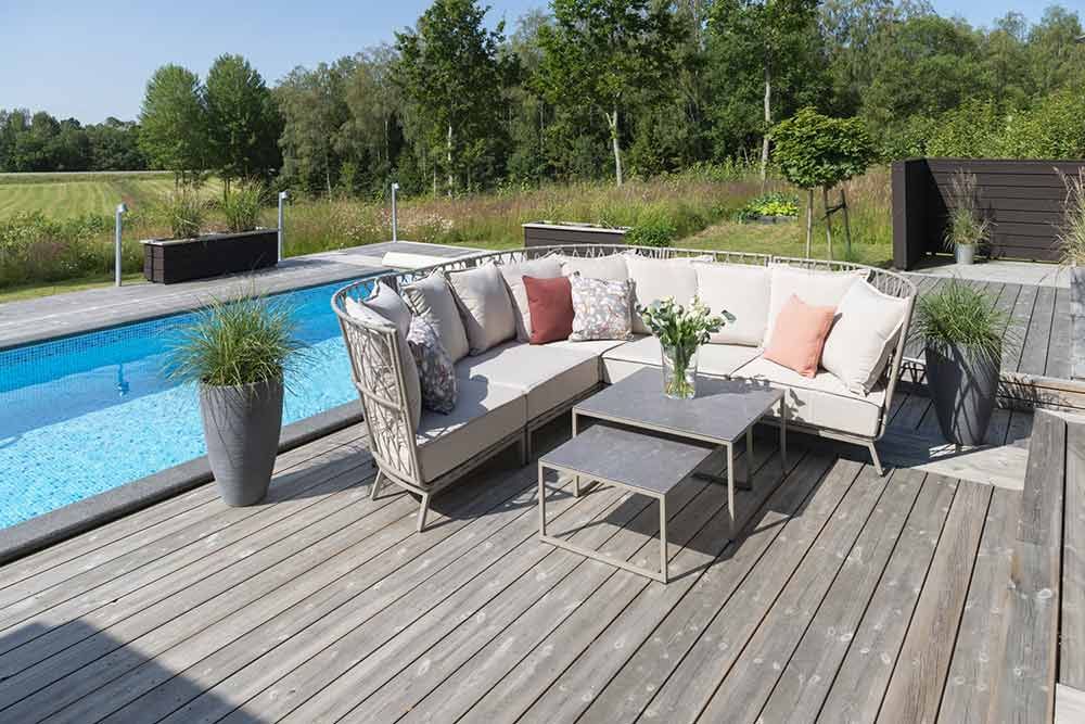 Jet Set Hörnsoffa Beige 