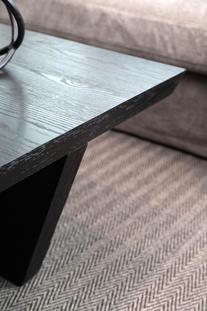 Trent Soffbord 90X90 Cm Svart