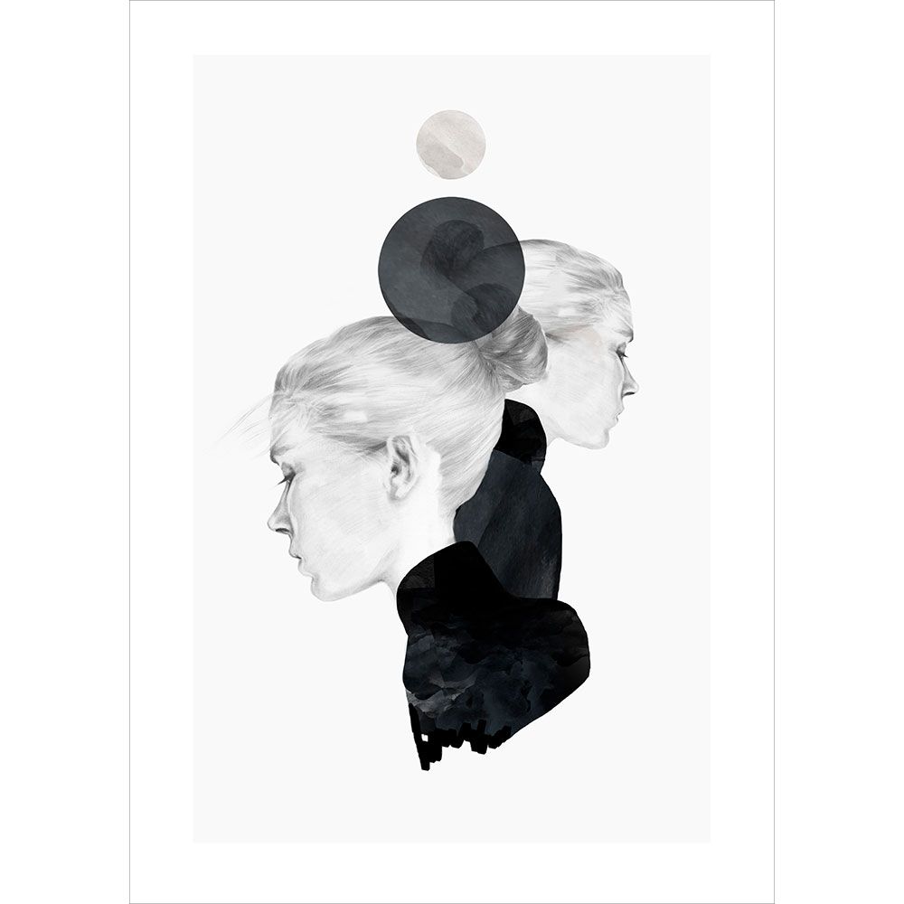 Anna Bülow poster Black Marble 50x70 cm 