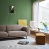Rest Soffa 2-sits- Metallbas/Hearth6/Black