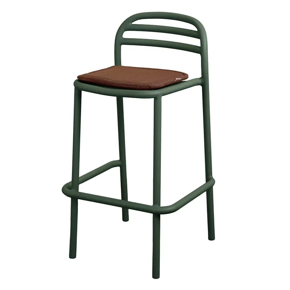 Bliss barstol, stapelbar Dark green, aluminium