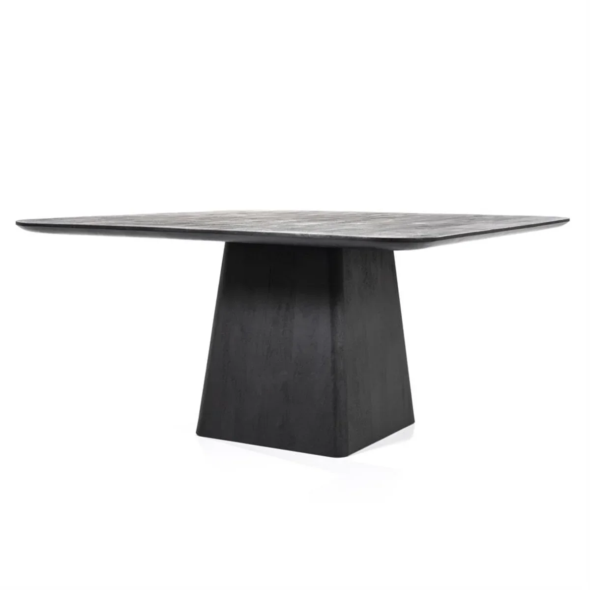 Aron 150x76 matbord 150x150x76 cm trä svart