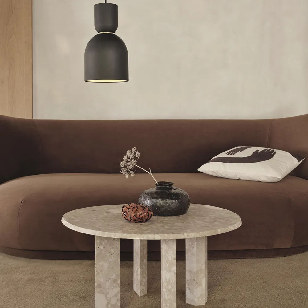 Handbroderat Kuddfodral Pose i Ekologisk Bomull