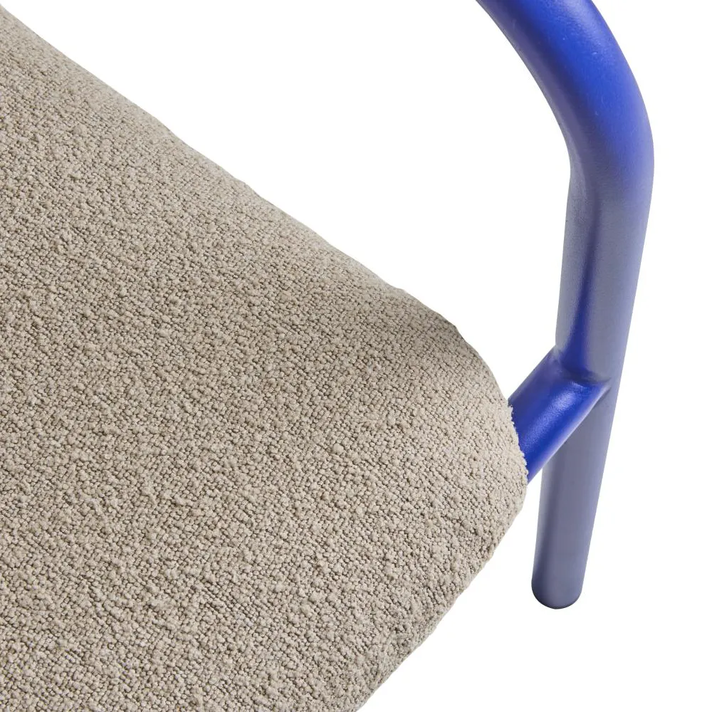 Bendt Fåtölj Teddy Beige/Indigo Blue