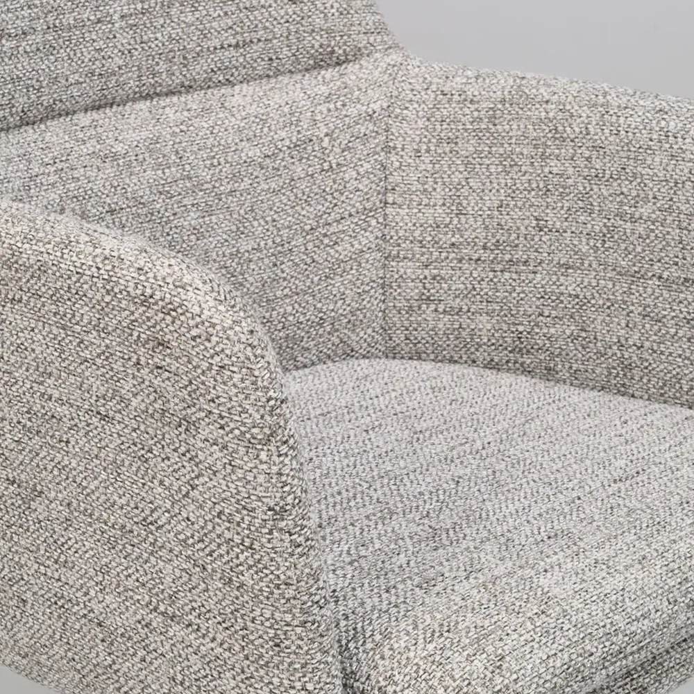 Gladstone karmstol mörkbeige