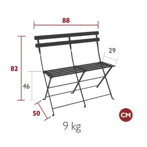 Bistro 2-sits soffa Storm Grey