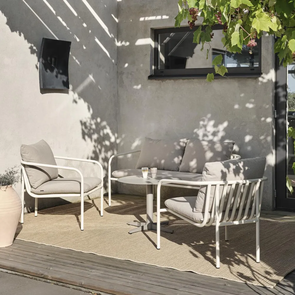 Bendt Soffa Teddy Beige/Pearl White