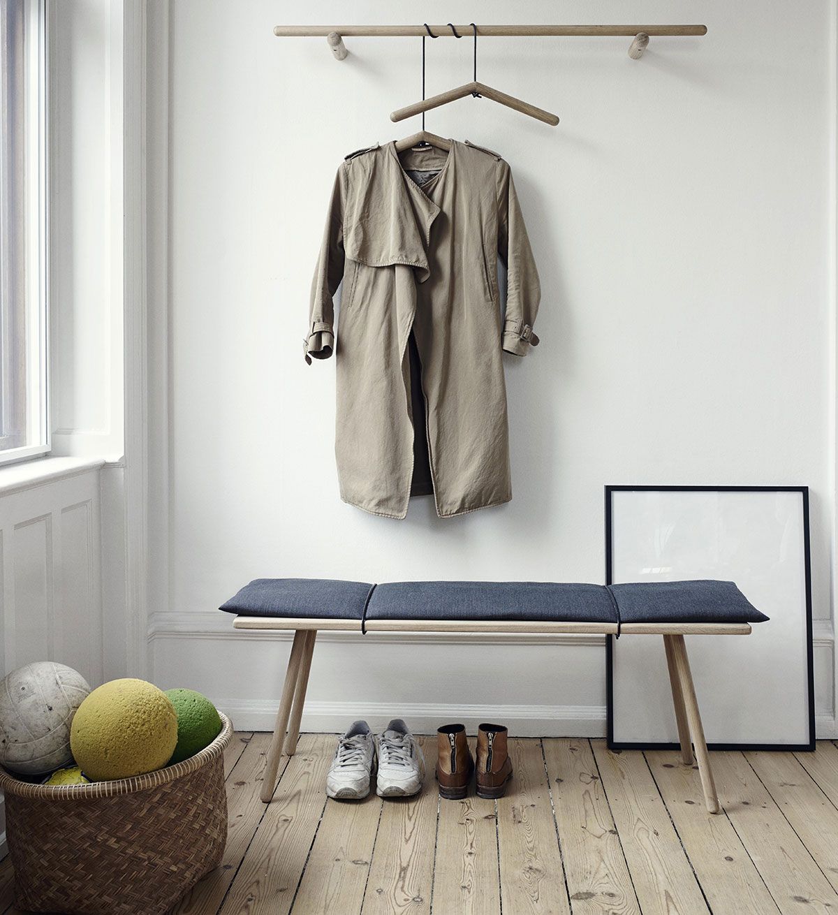 Georg bänk 124x38 cm ek