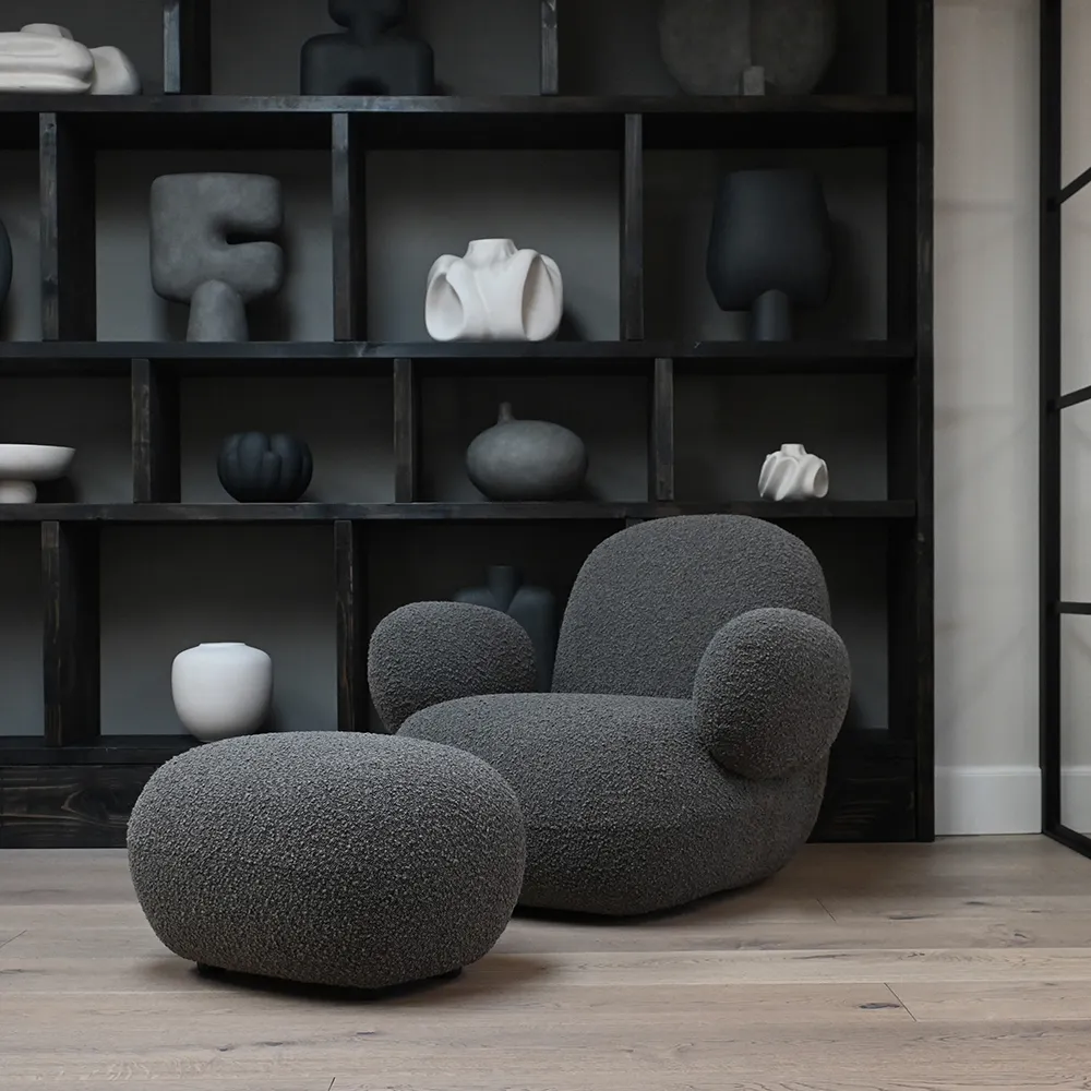 Toe Fåtölj Flat - Deep Taupe