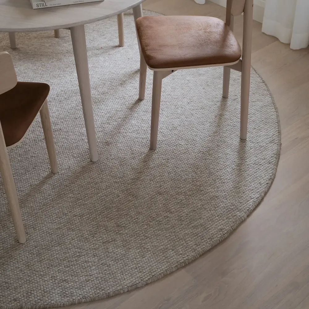 Auckland matta Ø250 cm beige