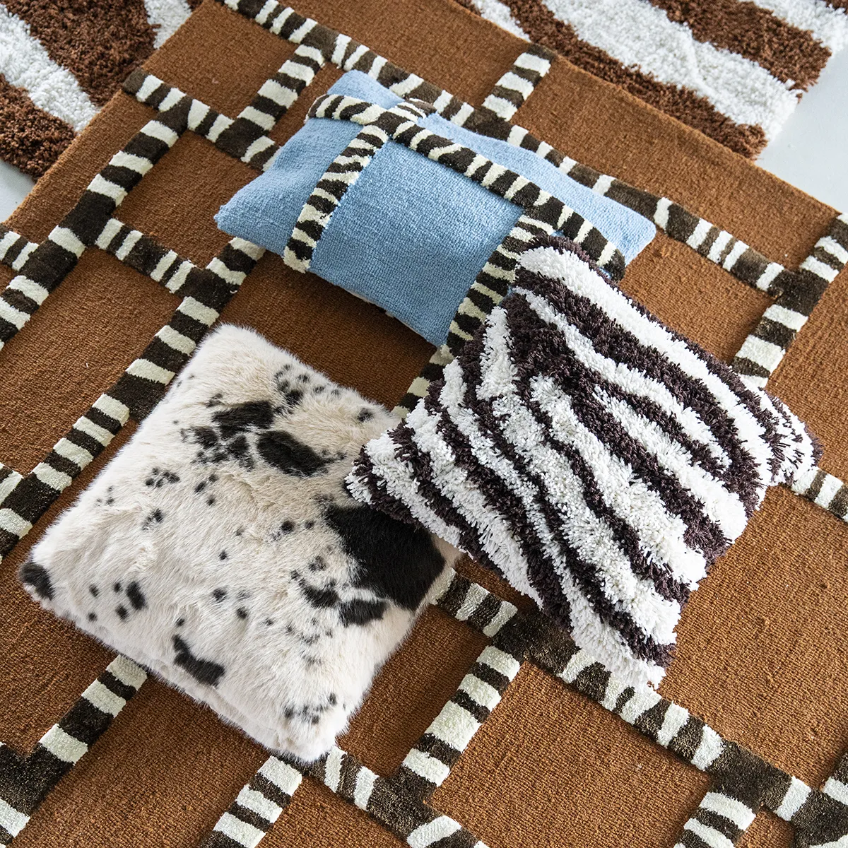 Prydnadskudde Cowy 50x50 cm Beige