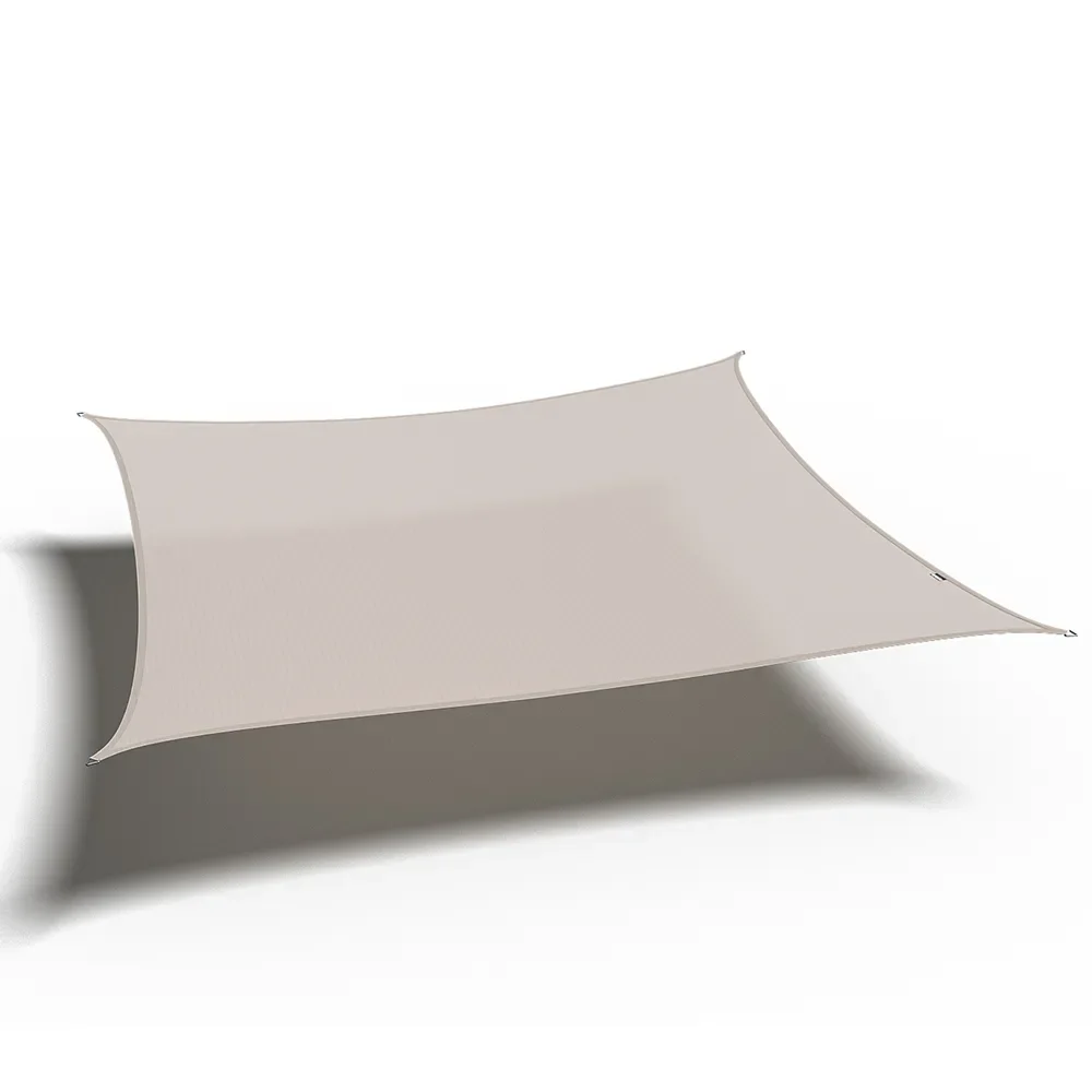 Coolfit solsegel kvadratiskt 360x360cm greige