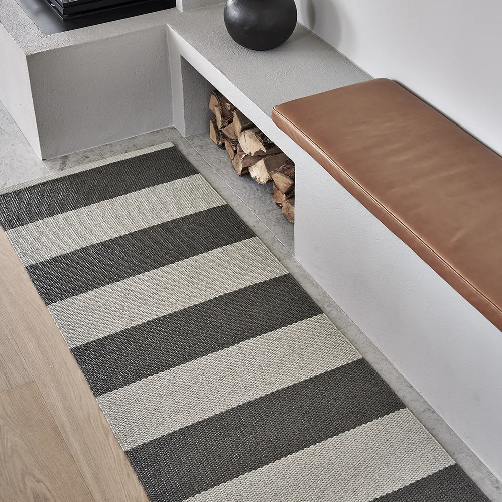 Bob matta Charcoal/Linen 70 x 225 cm